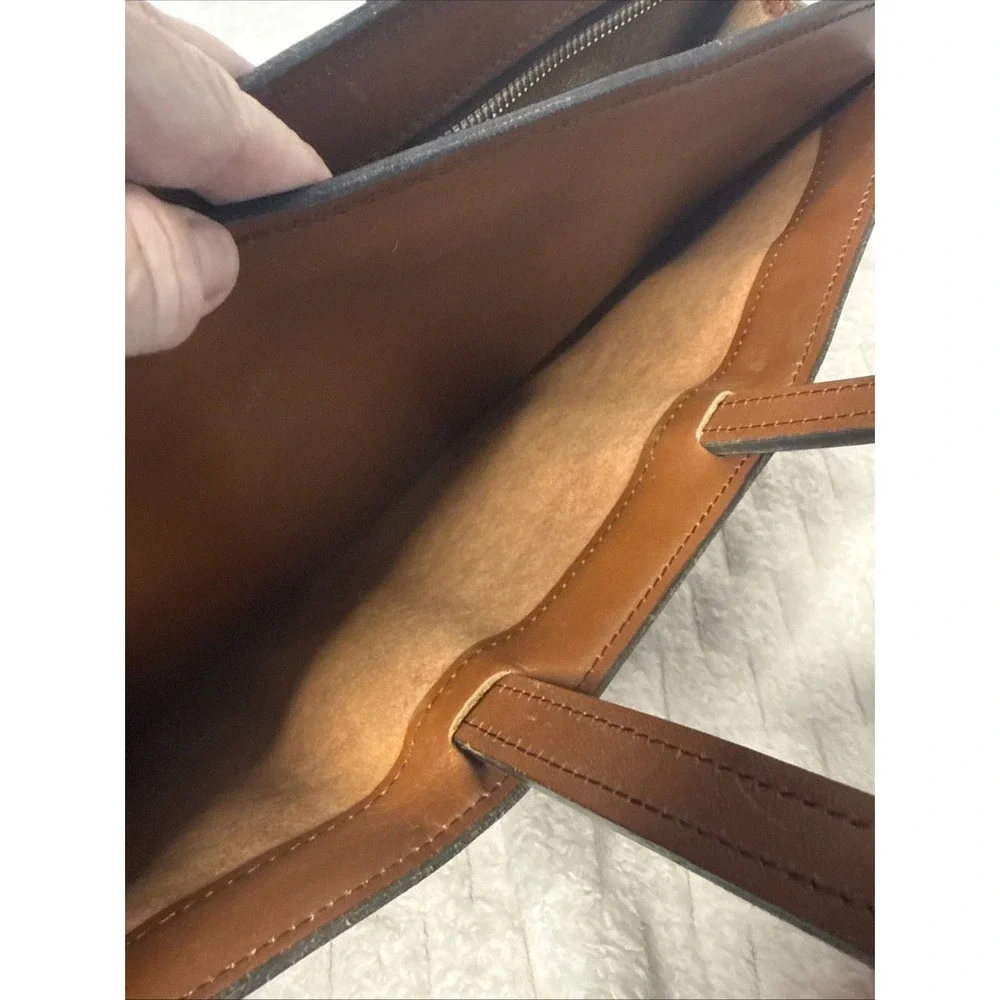 Vintage Schlesinger Brothers Leather Briefcase Attache Portfolio GL Monogram